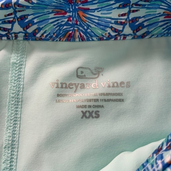 VINEYARD VINES Knit Shell Printed Golf Skort Multi Pocket US Sz XXS - Picture 11 of 12